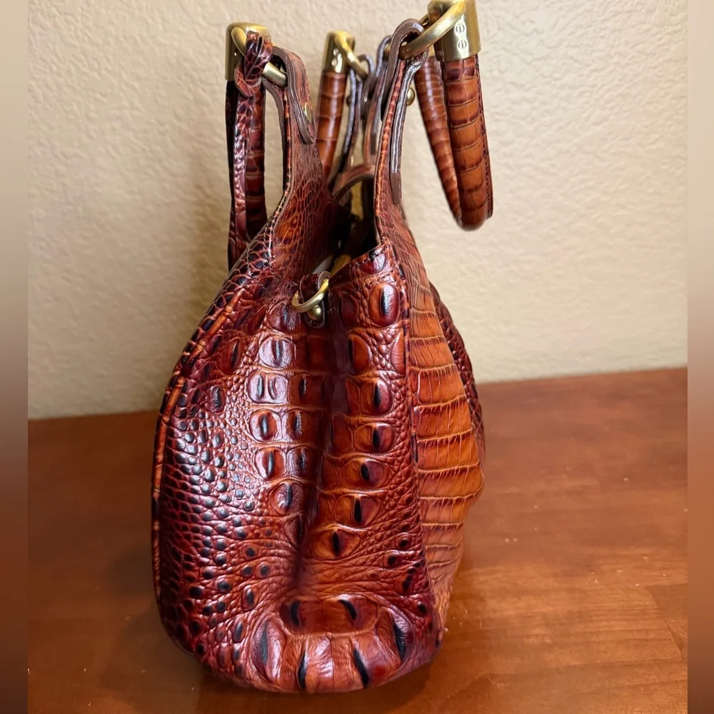 Brahmin NWOT Elisa Pecan Melbourne Leather Hobo - Picture 7 of 10